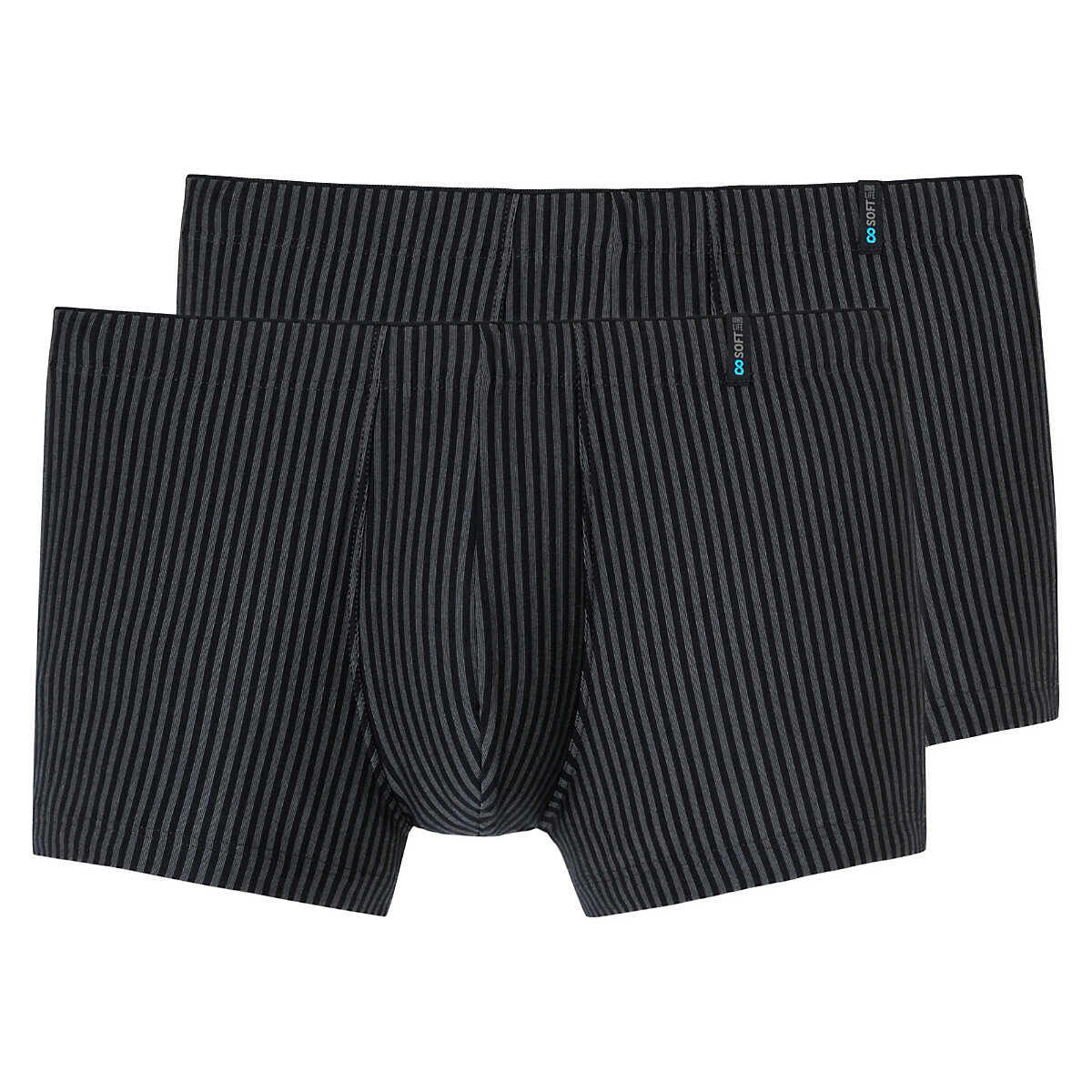 SCHIESSER Shorts Pants 2er Pack Long Life Soft Panties dunkelblau
