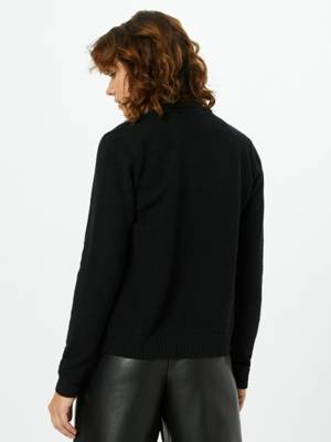 VILA Strickjacke Ril schwarz
