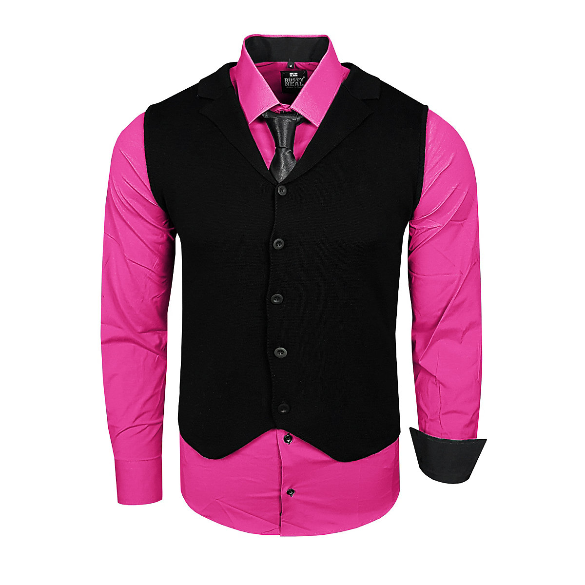 RUSTY NEAL Hemden-Set pink