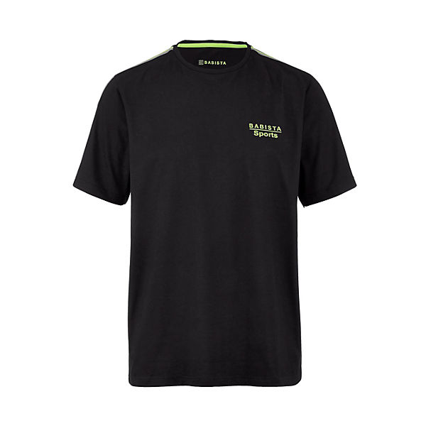 Bekleidung T-Shirts BABISTA Funktionsshirt aus schnelltrocknender Baumwoll-Mischung schwarz