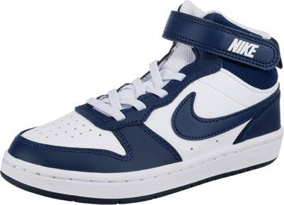 NIKE, Sneakers High COURT BOROUGH 2 für Jungen, blau mirapodo
