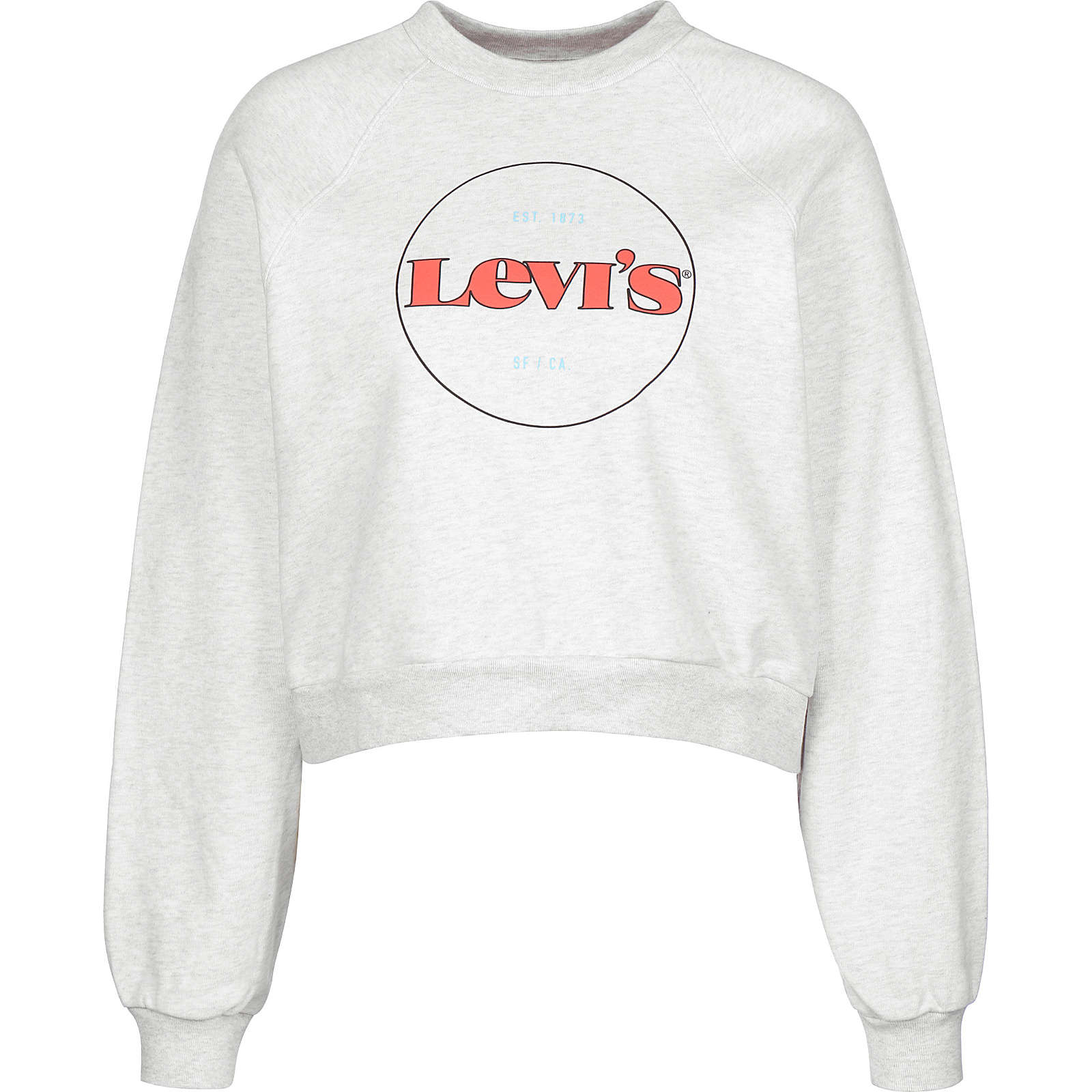 Image of Levi's® Sweater Vintage Raglan Crew Sweatshirts grau Damen Gr. 40/42