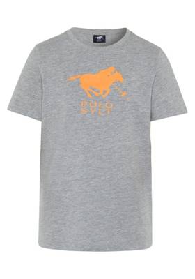 Image of POLO SYLT Boys T-Shirt Regular Fit T-Shirts grau Junge Gr. 146/152