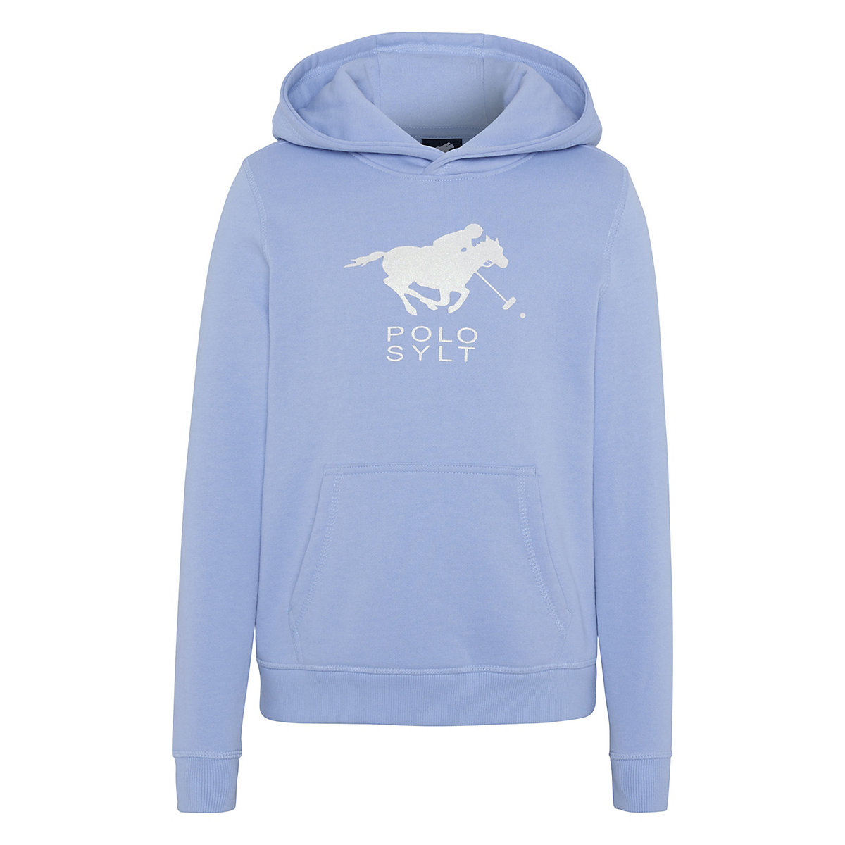 POLO SYLT Kapuzensweatshirt mit großen Polo Sylt Logo Sweatshirts für Mädchen blau POLO SYLT Kapuzensweatshirt mit großen Polo Sylt Logo Sweatshirts für Mädchen blau