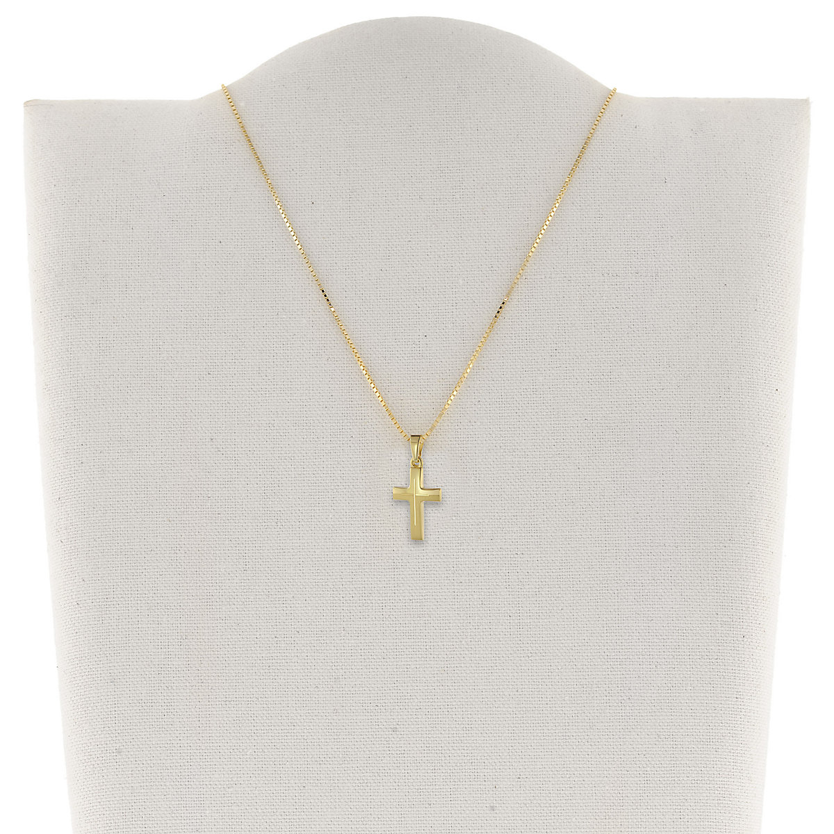 trendor Halskette mit Kreuz für Kinder Gold 333/8 Karat Halsketten gold NN9679