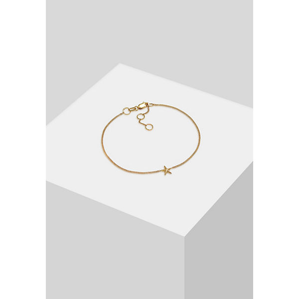Accessoires Armbänder Elli PREMIUM Elli Premium Armband Stern Star Strahlen Himmlisch 375 Gelbgold Armbänder gold Accessoires Armbänder Elli PREMIUM Elli Premium Armband Stern Star Strahlen Himmlisch 375 Gelbgold Armbänder gold