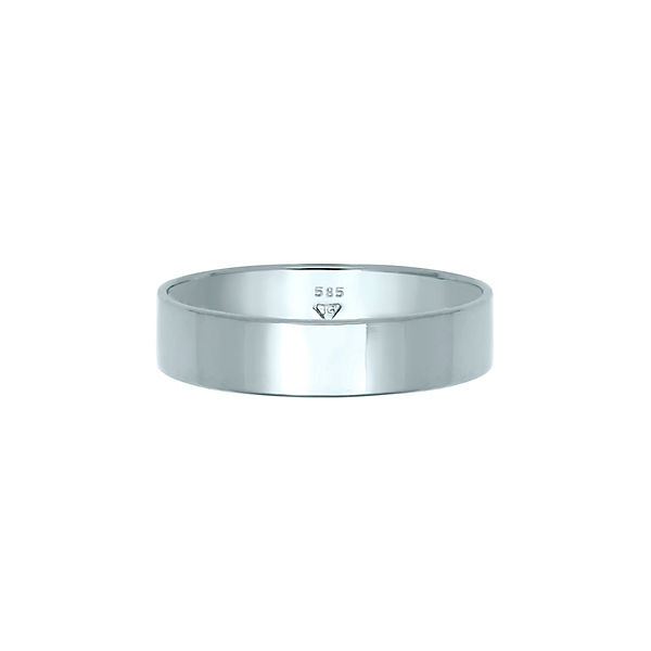 Accessoires Ringe Elli PREMIUM Elli Premium Ring Bandring Trauring Basic 585 Weißgold Ringe weiß Accessoires Ringe Elli PREMIUM Elli Premium Ring Bandring Trauring Basic 585 Weißgold Ringe weiß