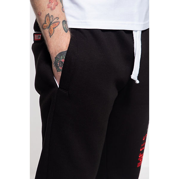Bekleidung Jogginghosen AKITO TANAKA Akito Tanaka Jogginghosen Jogger Side Jogginghosen AdultM schwarz Bekleidung Jogginghosen AKITO TANAKA Akito Tanaka Jogginghosen Jogger Side Jogginghosen AdultM schwarz