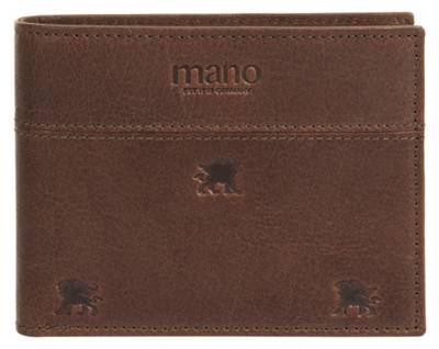 mano Geldbörse Portemonnaies braun Herren