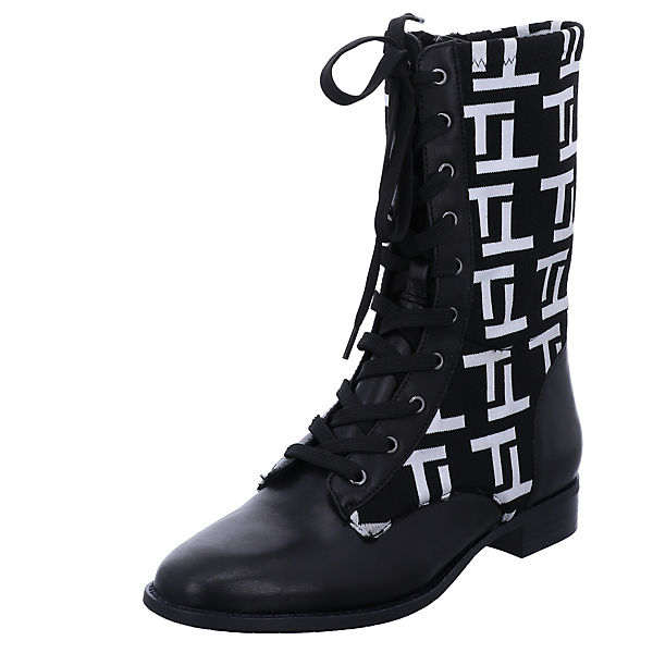 Damen-Stiefel Dallas 1 10, schwarz-weiss Klassische Stiefel