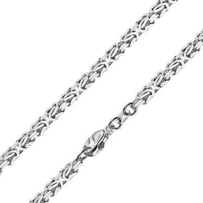 Königskette Silber 925 Halskette Stärke 3,2 mm Halsketten