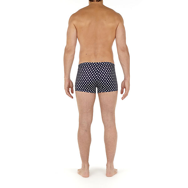 Bekleidung Badehosen HOM Swim Shorts Gordes Badeshorts blau-kombi Bekleidung Badehosen HOM Swim Shorts Gordes Badeshorts blau-kombi
