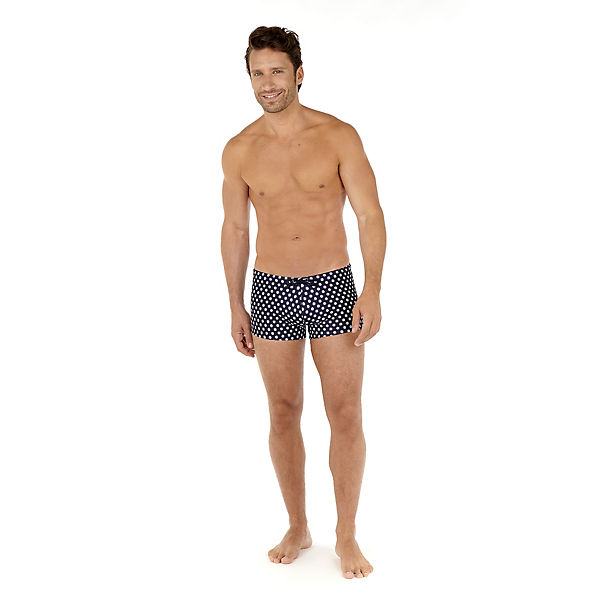 Bekleidung Badehosen HOM Swim Shorts Gordes Badeshorts blau-kombi