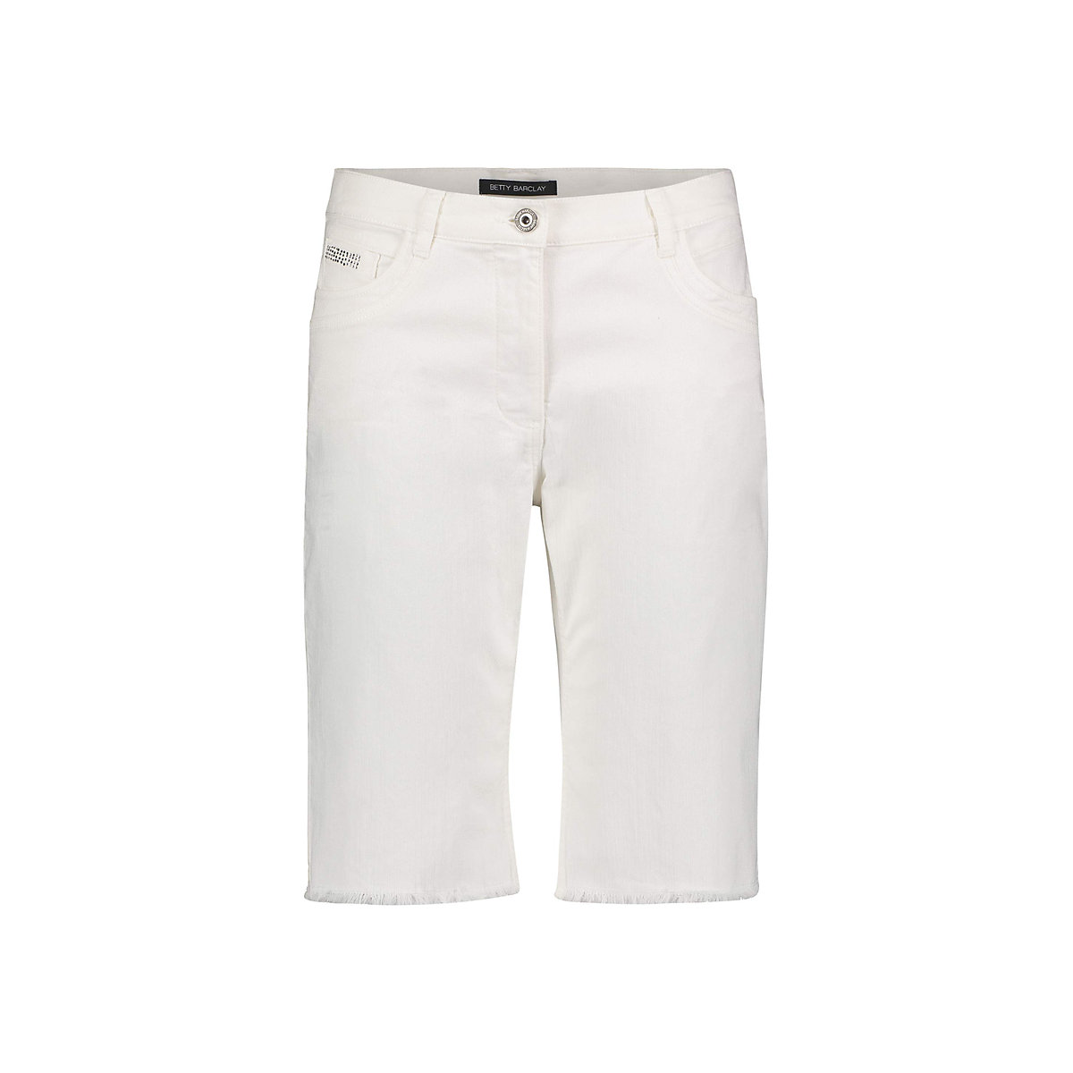 Betty Barclay Betty Barclay Jeans-Shorts mit aufgesetzten Taschen weiß