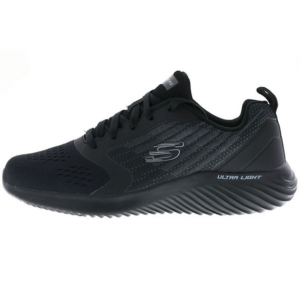 Schuhe Sneakers Low SKECHERS SKECHERS 232004/BBK Bounder-Verkona Herren Sneaker Turnschuhe Sportschuhe schwarz Sneakers Low schw