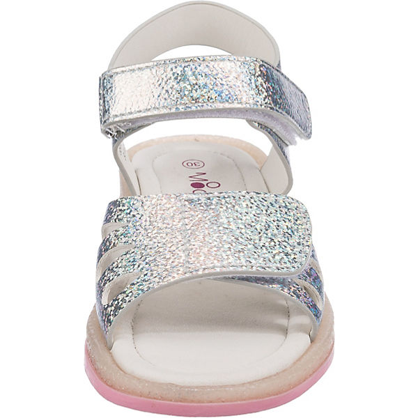 Schuhe Klassische Sandalen MOD8 Sandalen LIBOO für Mädchen silber