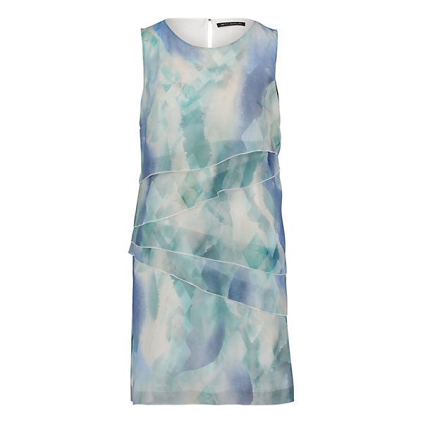Bekleidung Maxikleider Betty Barclay Betty Barclay Stufenkleid kurzarm Sommerkleider blau Bekleidung Maxikleider Betty Barclay Betty Barclay Stufenkleid kurzarm Sommerkleider blau