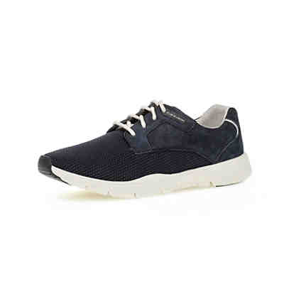 Pius Gabor Sneaker low Materialmix Leder/Textil blau Sneakers Low