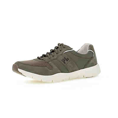 Pius Gabor Sneaker low Materialmix Leder/Textil grün Sneakers Low