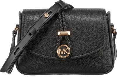 michael michael kors lea medium leather flap messenger bag