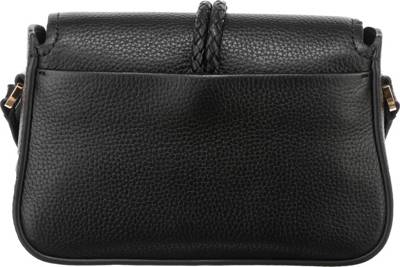 michael michael kors lea medium leather flap messenger bag