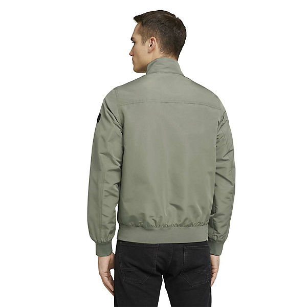 Bekleidung Übergangsjacken TOM TAILOR Jacken Blouson Jacke mit Stehkragen Übergangsjacken grün Bekleidung Übergangsjacken TOM TAILOR Jacken Blouson Jacke mit Stehkragen Übergangsjacken grün