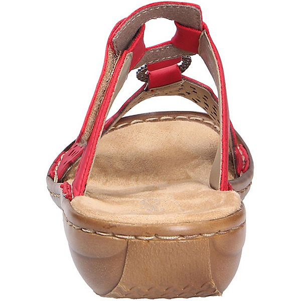Schuhe Komfort-Pantoletten rieker Rieker Damen Comfort Pantolette Komfort-Pantoletten rot Schuhe Komfort-Pantoletten rieker Rieker Damen Comfort Pantolette Komfort-Pantoletten rot