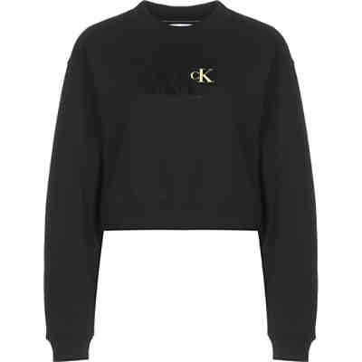 Calvin Klein Jeans Sweater Monogram Cropped Sweatshirts