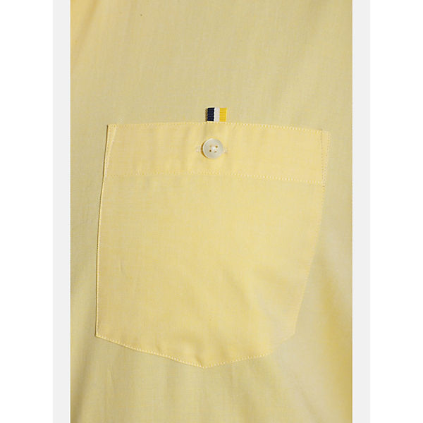 Bekleidung Hemden Charles Colby Kurzarmhemd YVEN Kurzarmhemden gelb