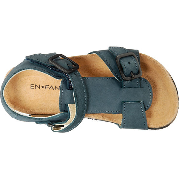 Schuhe Klassische Sandalen EN FANT Kinder Sandalen BUCKLES dunkelblau