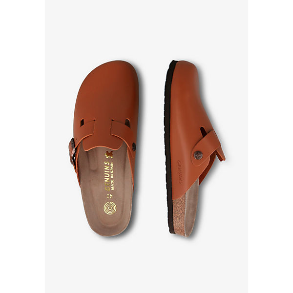 Schuhe Clogs GENUINS Riva Clogs braun Schuhe Clogs GENUINS Riva Clogs braun