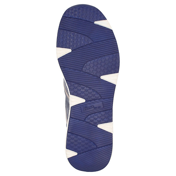 Schuhe Mokassins Sioux Schnürschuh Mokrunner-H-004 Schnürschuhe blau