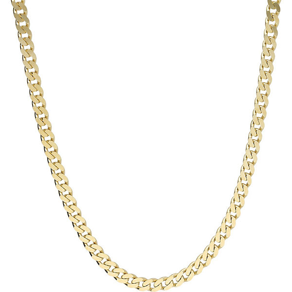Accessoires Halsketten Luigi Merano® Luigi Merano Kette Panzerkette massiv Gold 585 Halsketten gold