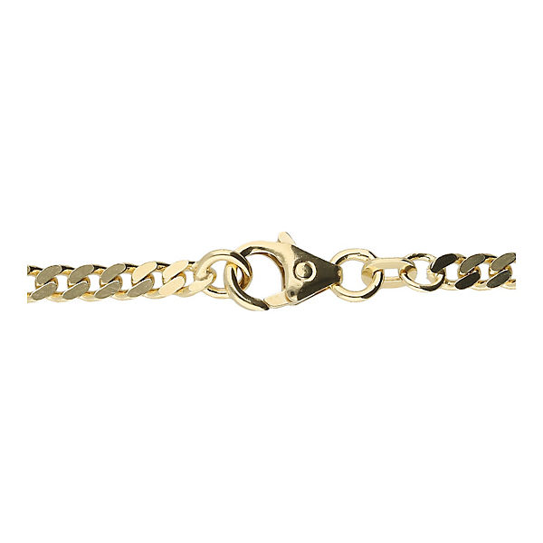 Accessoires Halsketten Luigi Merano® Luigi Merano Kette Panzerkette massiv Gold 585 Halsketten gold