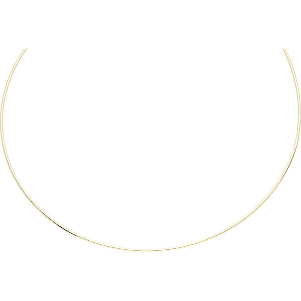 Luigi Merano Kette Omegakette, massiv, Gold 585 Halsketten