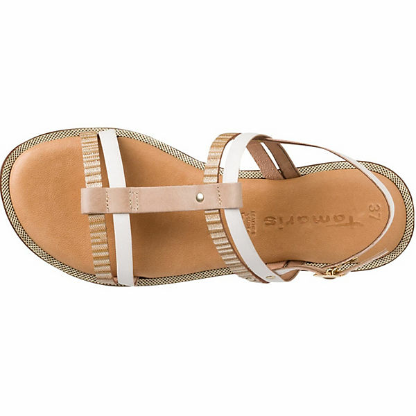 Schuhe Klassische Sandalen Tamaris Tamaris Sandale Klassische Sandalen weiß Schuhe Klassische Sandalen Tamaris Tamaris Sandale Klassische Sandalen weiß