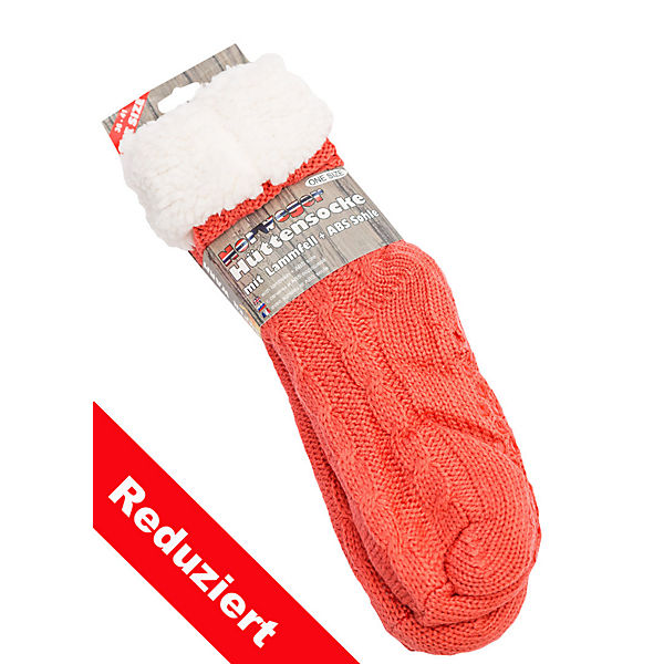 Hüttensocke „CABLE“ mit ABS Sohle Socken
