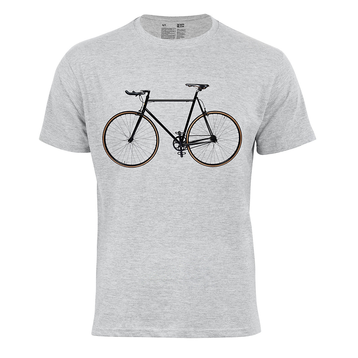 Cotton Prime T-Shirt Bike Fahrrad T-Shirts grau