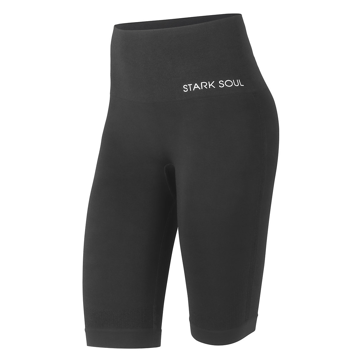 STARK SOUL High Waist Radler-Shorts Funktionsunterhosen schwarz