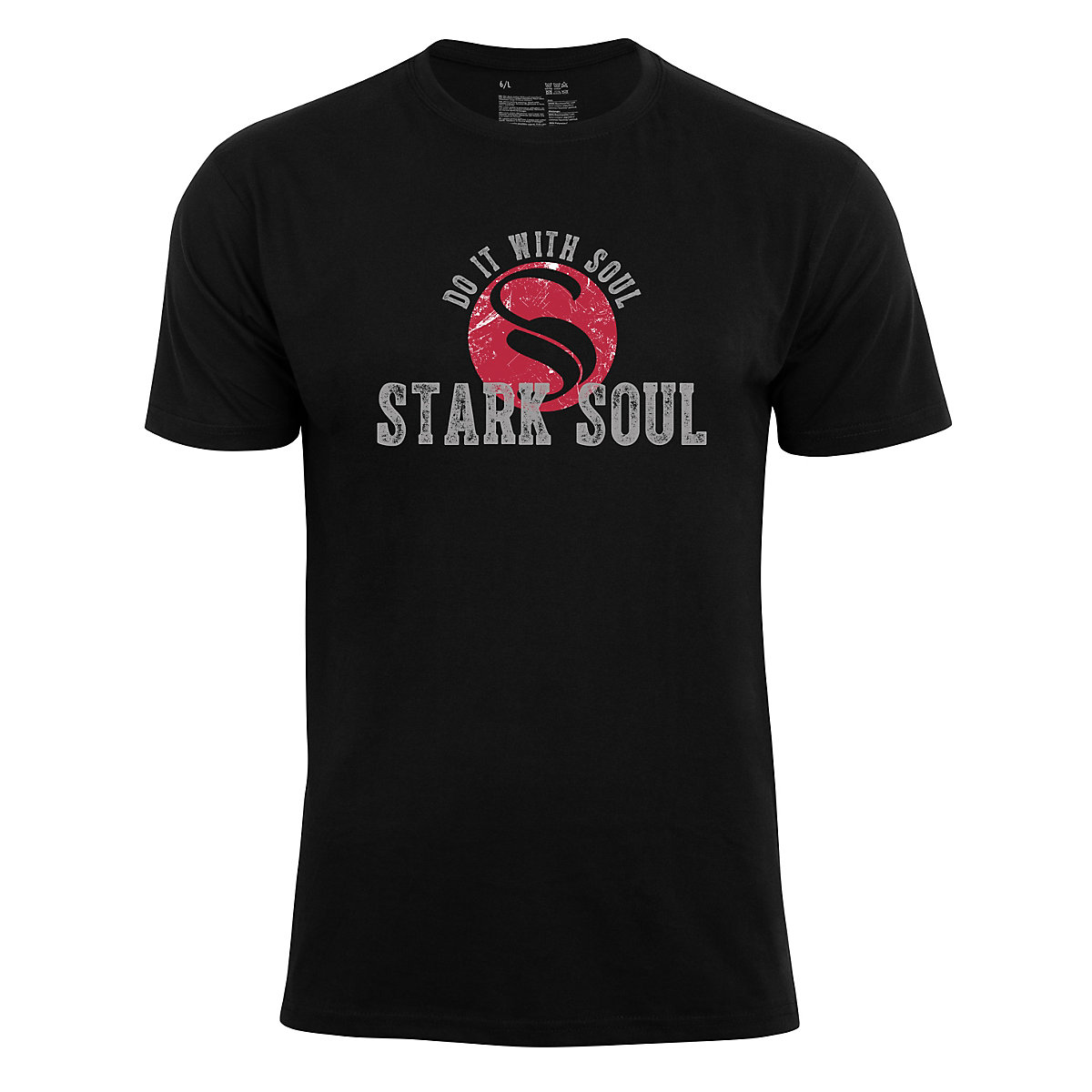 STARK SOUL Logo T-Shirt Vintage T-Shirts schwarz
