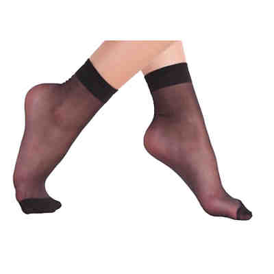 Feinsöckchen, 20 Den 10 Paar, mit Komfortbund Socken