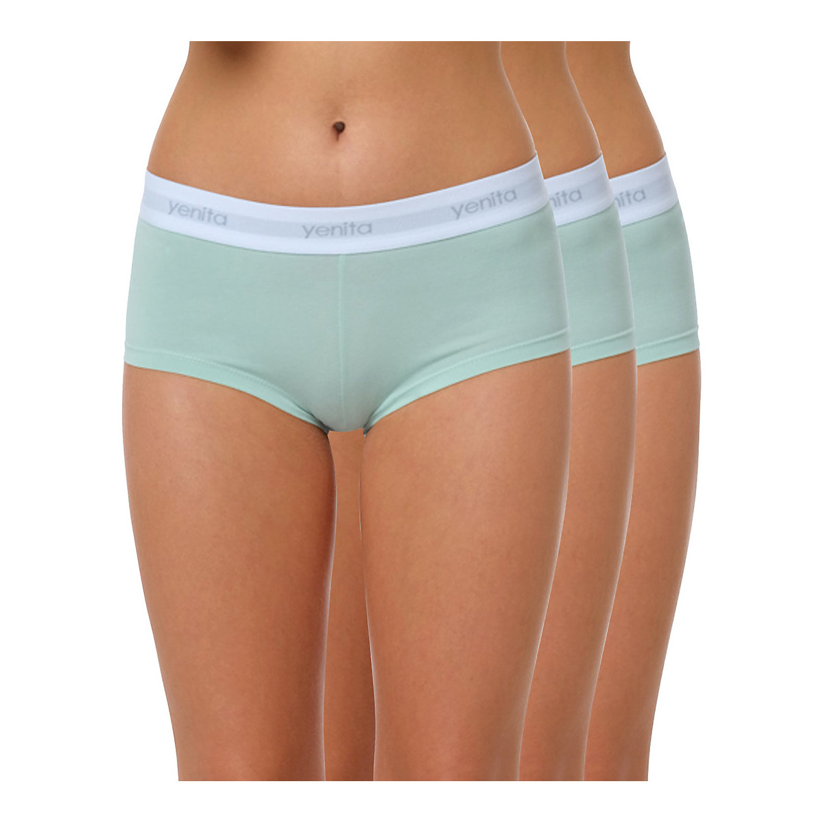 yenita® Panties (3er Set) Modern-Sports-Collection Slips mint