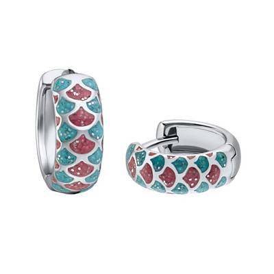 Prinzessin Lillifee Creolen für Mädchen 925 Sterling Silber Creolen für Mädchen silber