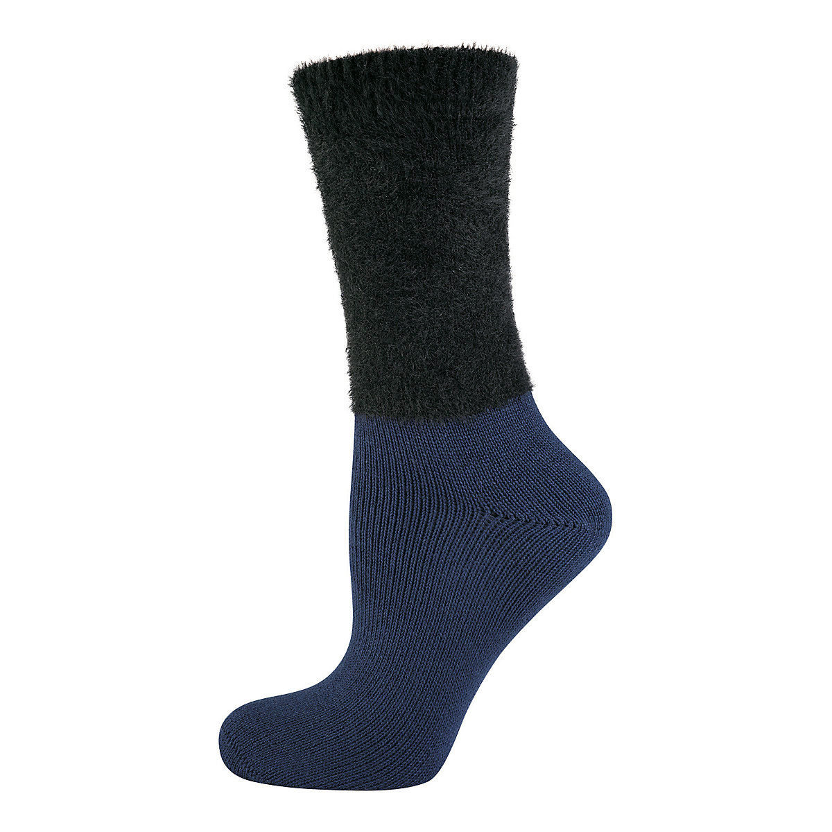 ELBEO Damensocken 3er-Pack Cozy Winter Socken dunkelblau