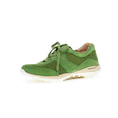 Rollingsoft Sneaker low Materialmix Leder/Lederimitat grün Sneakers Low