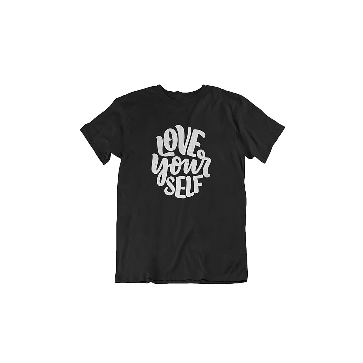 mamino Herren T Shirt -Love yourself T-Shirts schwarz