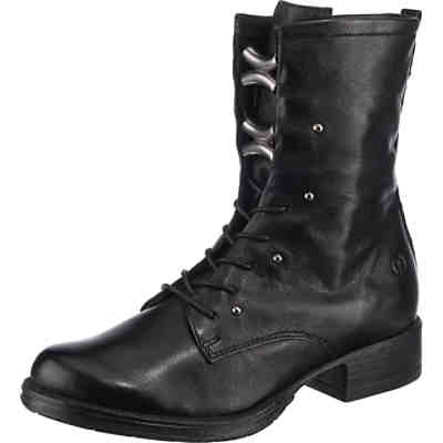 J&F Lace-Up Boots Silberdetails