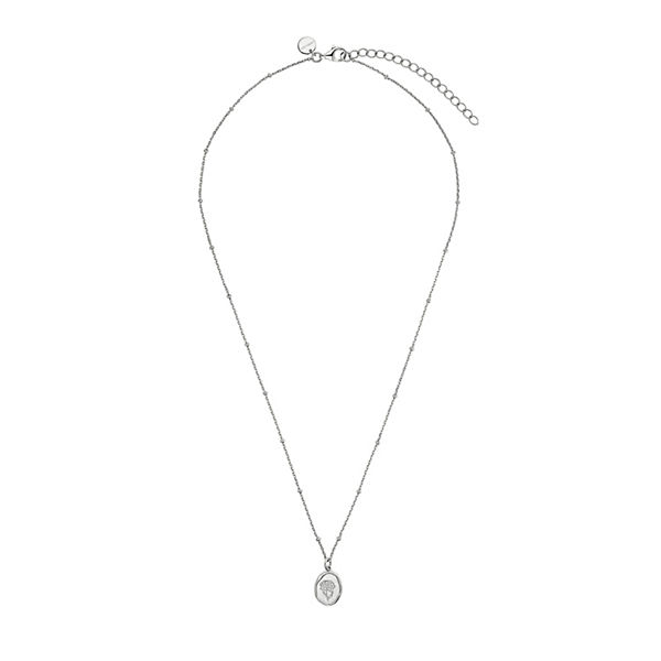 Accessoires Halsketten NOELANI Kette mit Anhänger für Damen Sterling Silber 925 Blume Halsketten silber