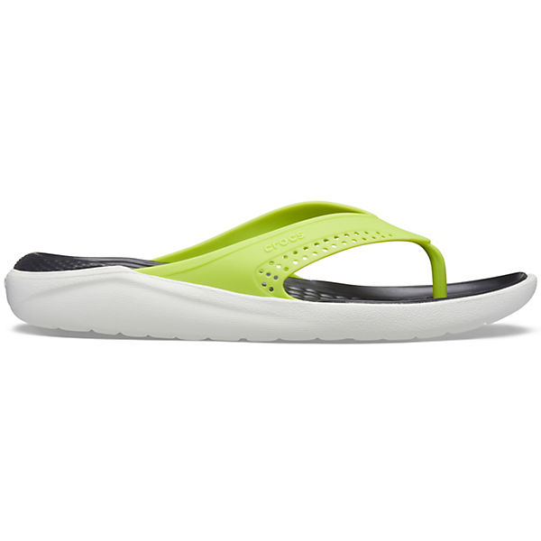 Schuhe Zehentrenner crocs Literide Flip Zehentrenner grün