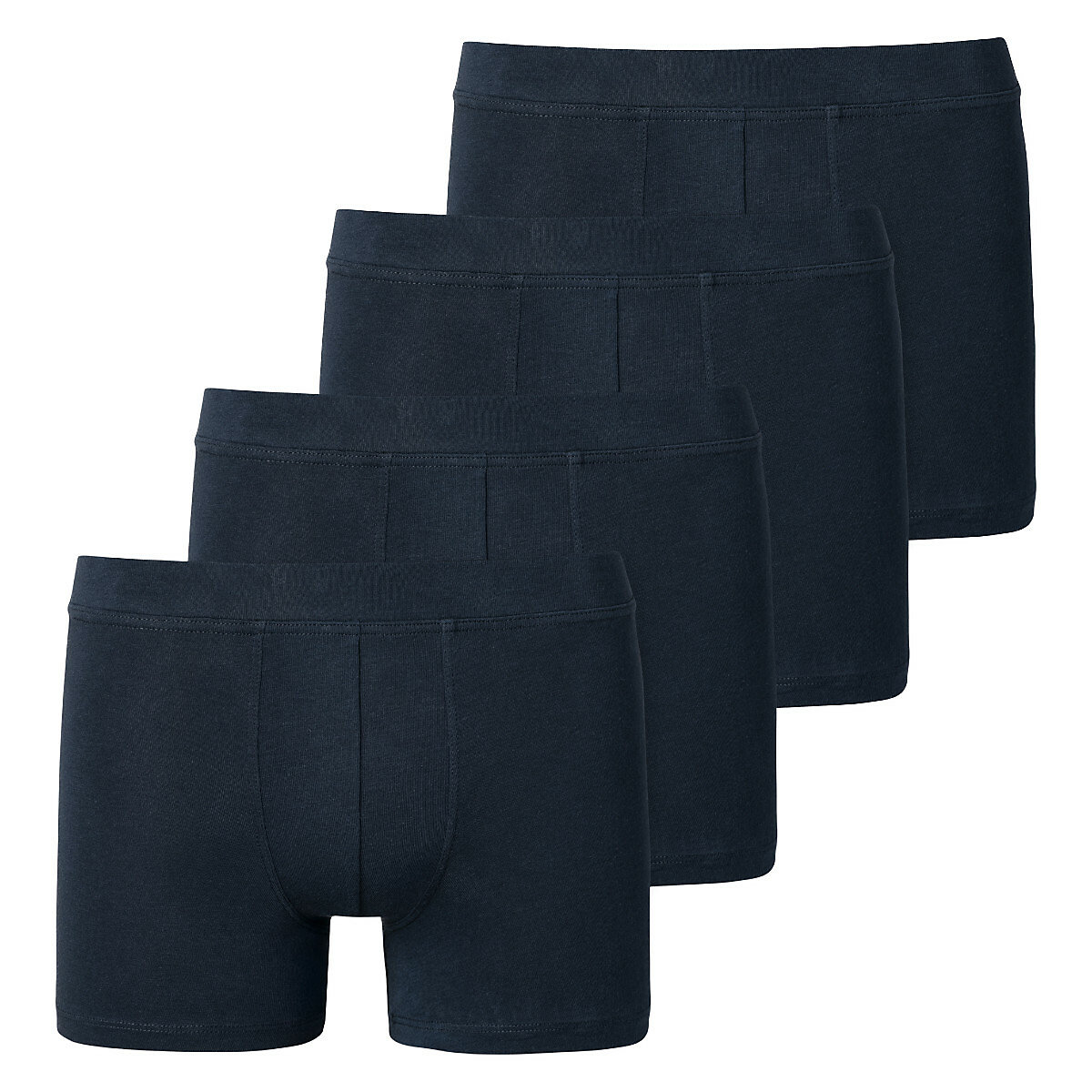SCHIESSER Shorts / Pants 4er Pack Teens Boys 95/5 Organic Cotton Panties für Jungen dunkelblau